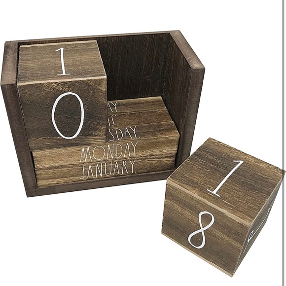 🗓️Rae Dunn Block Calendar 🗓️ - Picture 3 of 14